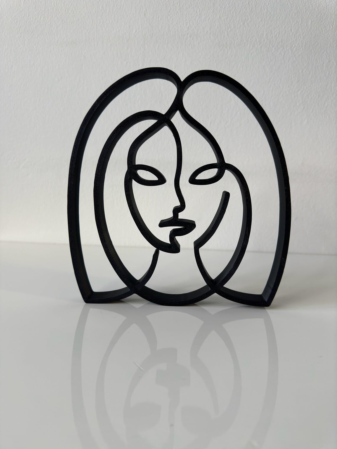 Virgo Zodiac Sign One Line Sculpture in India Statue, Minimalist Home Office Decor, Unique Astrology Shelf Sitting Ornament, Ideal Gift for Astrology and Horoscope Lovers - Image 4