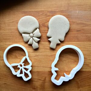 Lollipop Sucker with Bow Cookie Cutter Cookie - Suitable Size - Choose Standard or Dishwasher Safe - Made in India - Perfect for Birthday Parties, Candy-Themed Events, and Sweet Treats
