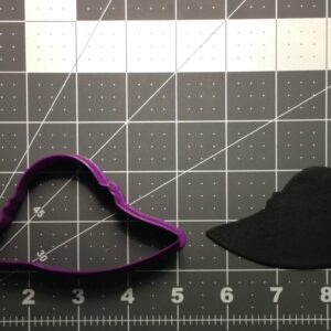 Hat Bonnet Cookie Cutter Black Cookie India Baking Tool for Making Fashion, Clothing, and Accessory-Themed Cookies, Fondant, Chocolate, Cake Decorations, DIY Crafts, Party Treats,