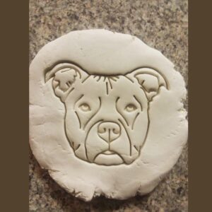 Pitbull Dog Black Cookie Cookie Cutter for Homemade Dog Treats Pet Theme Baking Tool for Animal Lovers Dog Biscuit Shape Fondant Crafts Birthday Party Supplies and Pet Celebration