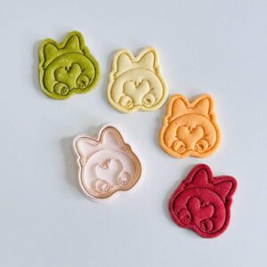 Black Dog Cookie Cutter cookie Corgi Cookie Biscuit Fondant Mold for Corgi Butt Animal Themed Baking Decorated Cookies Clay Craft DIY Kids Party Treats
