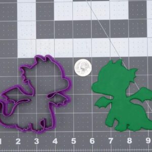 Black Dragon Body Cookie Cutter Cookie Silhouette for Fantasy Theme Party Cookies, Fondant Cake Decorations, Mythical Creature Crafts, Kids Baking Activity, Dungeons and Dragons