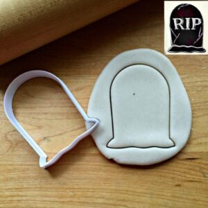 Cookie Tombstone Cookie Cutter for Halloween, Graveyard, Biscuit, Fondant, Sugar Craft, Clay Modeling, Cupcake Decoration, Themed Crafts and Treats, Horror, Made in India