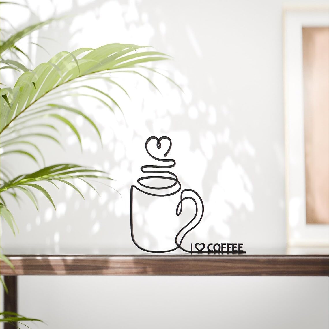Personalized Coffee Tea Mug Plastic Line Art Figure Minimalist Beverage Sculpture with Custom Name for Home Decor Desk Shelf Daily Drink Theme Display for Kitchen Office - Image 2