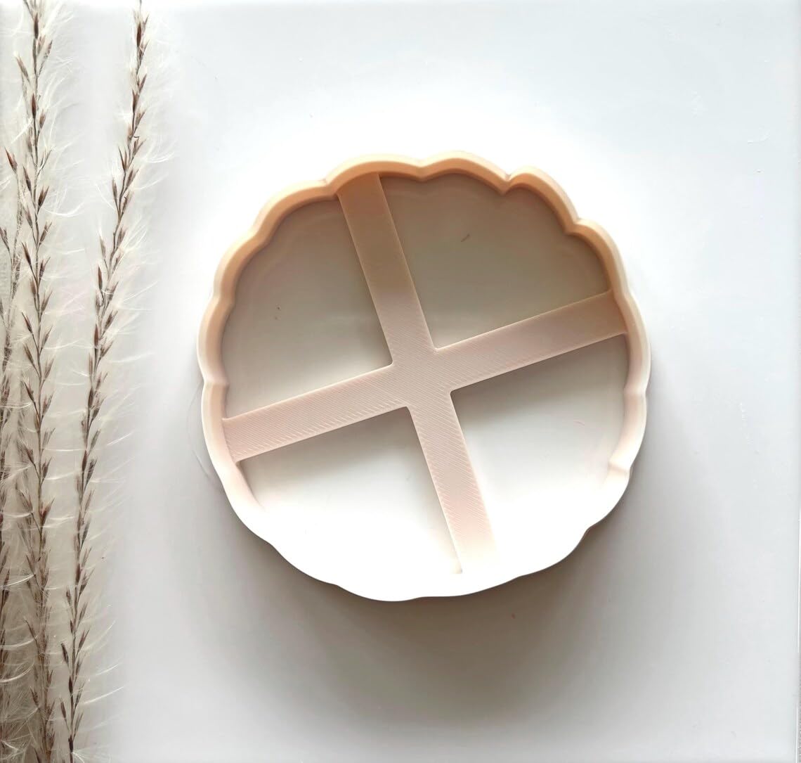 Egg Wreath and Laurel Spring Cookie Cutter for Polymer Clay and Fondant Decorating Large Clay Cutter for Easter Crafts DIY Spring Jewelry Making Nature Themed Baking and Craft Projects - Image 2