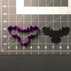 Moose Head Black Cookie Cookie Cutter for Animal Theme Cookies Wildlife Party Baking Supplies Forest Creature Treats Kids Birthday Classroom Activities Fondant Craft Cake Decoration