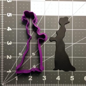 Black Bride Cookie Cutter Cookie Mold for Wedding Theme Baking Bridal Shower Party Cookies Engagement Celebration Treats Fondant Shaper for Bachelorette Decorations or Reception