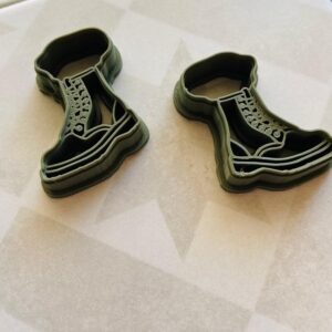 Boots Polymer Clay Earring Cutter India Cookie Mold Tool for Jewelry Making Biscuit Fondant Cutter DIY Crafts Western Style Accessories for Creative Rustic and Stylish Designs