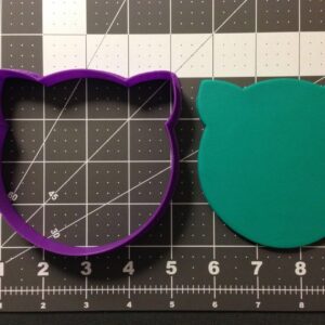 Pig Face Black Cookie Cutter for Farm Animal Theme Cookies Baking Piglet Biscuit Mold for Barnyard Birthday Parties Baby Showers Kids Crafts Fondant Clay Decoration and DIY Edible Art