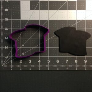 Black Two Slices of Bread Cookie Cutter Cookie Sandwich Toast Shape Baking Mold for Kitchen Cooking Snacks Bento Lunchbox Theme Fondant Cake Decorating Playdough Craft Tool for Kids