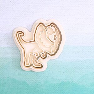 Dilophosaurus cookie cutter set for making shortbread cookies fondant biscuits sugar paste cake decorations ideal for dinosaur themed birthday parties kids baking crafts and educational