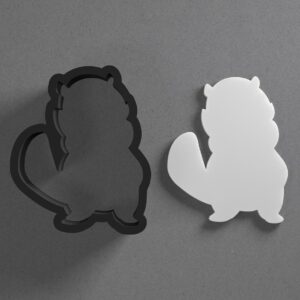 Stylized Cartoon Beaver Polymer Clay Cutter With Sharp Tapered Edge Earring Jewelry Making Tool For Cute Animal Mini Studs Pendant Set Biscuit Clay Cookie Shape Cutter Mold