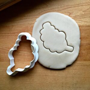 Rounded Leaf Cookie Cookie Cutter for Fall Baking, Leaflet Shape for Autumn Cookies, Made in India, Dishwasher Safe, Ideal for Thanksgiving, Seasonal Parties