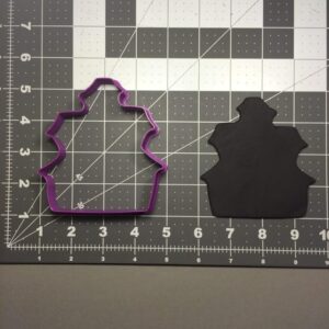 Black Cookie Haunted House Cookie Cutter for Baking Biscuits Pancakes Sandwiches Fondant and Crafting Halloween Theme Cookie Decorating Tools for Kitchen Parties Spooky Events