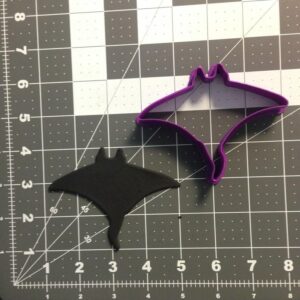 Black Cookie Manta Ray 101 Cookie Cutter for Baking Biscuits Fondant Sandwiches Pancakes Pastry Dough Cake Decoration Ocean Marine Animal Theme Birthday Party Kitchen Baking Tools