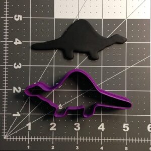 Black Spinosaurus 100 Cookie Cutter for Baking Dinosaur Shaped Cookies Prehistoric Party Decor Jurassic Theme Biscuit Fondant Sandwich Pancake Shaping Tool for Kids Crafts School