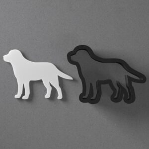 Labrador Dog Breed Shape Polymer Clay Cutter with Sharp Tapered Edge for Precise Cutting, Jewelry and Earring Tool for Mini Studs and Pendant Sets, Cookie Cutter for Pet Lovers