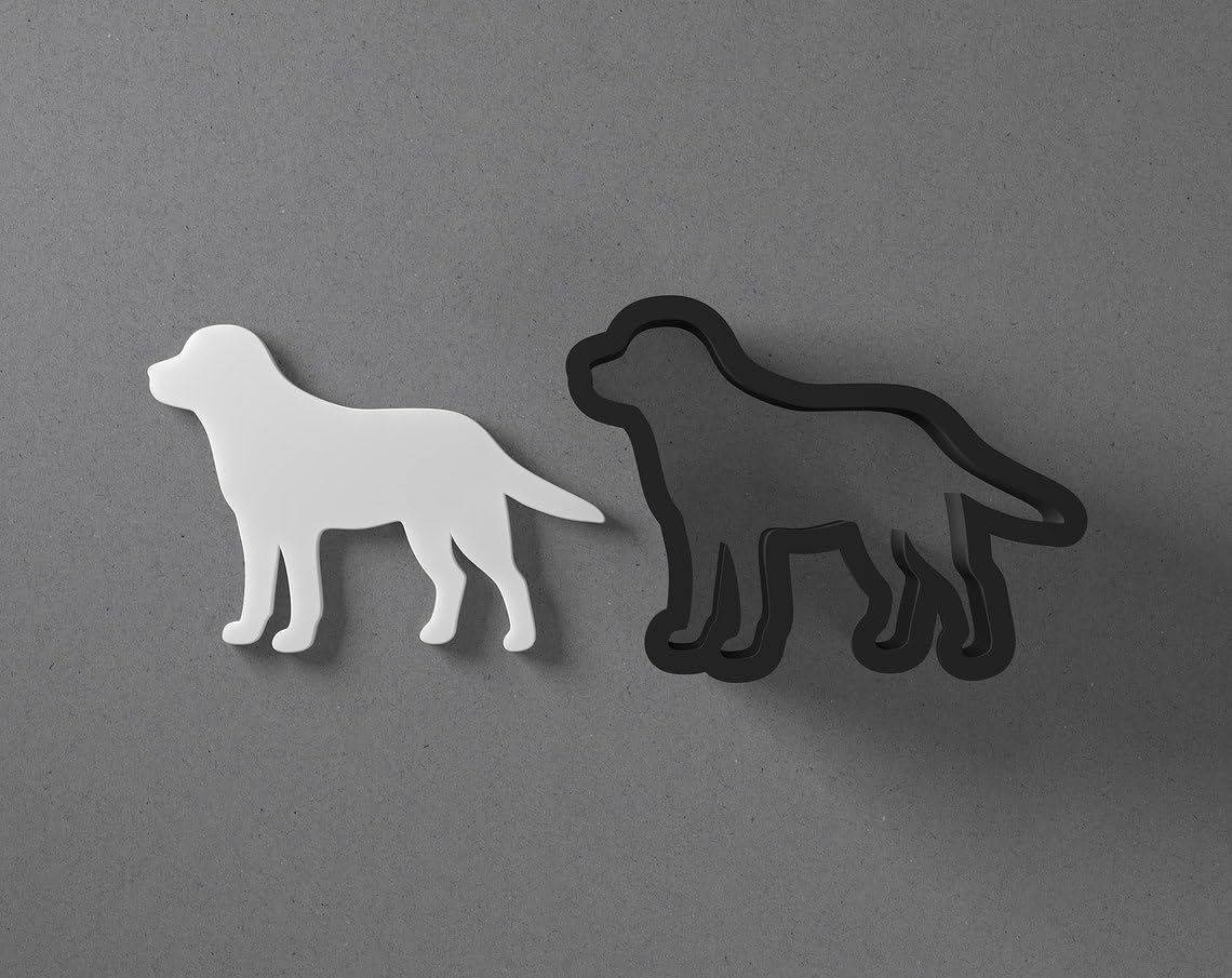 Labrador Dog Breed Shape Polymer Clay Cutter with Sharp Tapered Edge for Precise Cutting, Jewelry and Earring Tool for Mini Studs and Pendant Sets, Cookie Cutter for Pet Lovers