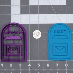 Black Mailbox Cookie Cutter for Love Letter Baking Valentines Theme Biscuits Fondant Clay Crafts Postal Party Favors School Activities Holiday Decor Envelope Theme Dessert Table