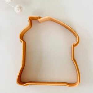 Gingerbread House Cookie Cutter for Holiday Baking and Clay Crafts Christmas Themed House Shape Cutter for Polymer Clay Fondant Clay Jewelry Making Tool for Festive Winter Decorations