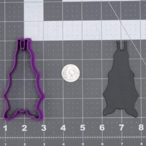 Black Cookie Bat Cookie Cutter Silhouette for Halloween Baking Cookies Biscuits Sandwiches Fondant Pancakes Pastry Dough Tools for Party Decorations Spooky Holiday Treats