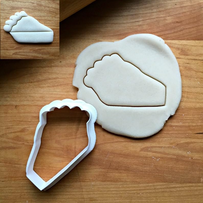 Slice of Pie Cookie Cutter, Suitable Size – Perfect for Holiday Baking, Dessert-Themed Treats, or Special Occasions – Dishwasher Safe – Made in India