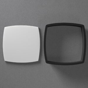 Convex Square Dangle Clay Cutter for Earrings and Jewelry Making Sharp Tapered Edge Tool for Polymer Clay Mini Studs Pendant Set Cookie and Fondant Decorations for Baking or DIY Craft