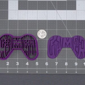 Gamer Controller Cookie Cutter Black Cookie India Baking Tool for Making Video Game, Gaming, and Technology-Themed Cookies, Fondant, Chocolate, Cake Decorations, DIY Crafts, Party