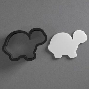 Turtle Shape Cookie Polymer Clay Cutter With Sharp Tapered Edge Earring Making Tool For DIY Jewelry Pendant Studs Sea Animal Cookie Cutter For Clay Art Craft Decoration Projects