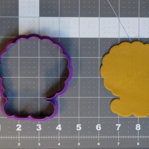 Baby Lion Silhouette 266-C603 Cookie Cutter Black Cookie Animal Shape Baking Mold for Jungle Safari Theme Parties Kids Birthdays Wild Animal Decorations and Creative Cookie Crafting