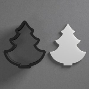 Elegant Christmas Tree Polymer Clay Cutter Sharp Tapered Edge Tool for Jewelry Earring Pendant Making Cookie Fondant Craft DIY Accessories for Holiday Winter Artists Bakers and Crafters