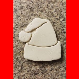 Santa Hat Black Cookie Christmas Cookie Cutter Holiday Baking Tool for Festive Seasonal Cookies New Year Celebrations and Cute Holiday Dessert Decorations