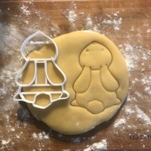 Black Bunny Butt Cookie Cutter, Funny Easter Cookies, Rabbit Lover Gift, Gift for Mom, Easter Party Treats, Easter Decor, Fondant Clay Cutter, Holiday Baking