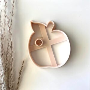 Apple with Worm Hole Cutout Cookie Cutter Large Apple Clay Cutter Polymer Clay Cutter Fondant Cutter for Baking Decorating Crafting and Clay Modeling Projects in India