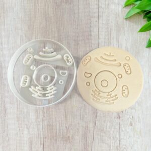 Human Cell Cookie Cutter for Making Shortbread Cookies with Science Biology Theme Perfect for Educational Baking Anatomy Projects Sugar Paste Fondant Cake Decoration and Classroom