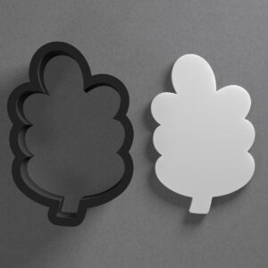 Organic Leaf Shape Cookie Polymer Clay Cutter with Sharp Tapered Edge for Jewelry Making, Mini Stud Earrings, Pendant Sets, Earring Craft Tool, Cookie Cutter for Clay and Dough