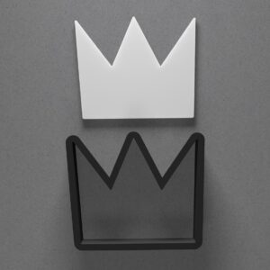 Birthday Party Crown Polymer Clay Cutter Sharp Tapered Edge for Earrings Jewelry Making Tool Mini Studs Pendant Set Royal Theme Cookie Cutter for DIY Clay Craft Celebration and Jewelry