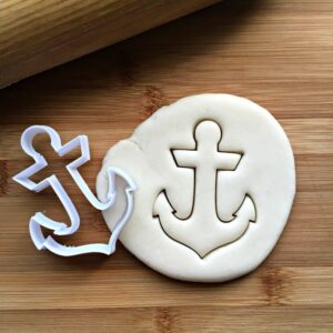 Cookie Boat Anchor Cookie Cutter Multi Size for Nautical Themed Baking, Beach Party Treats, and Kids Activities Made in India Reusable Durable Cookie for Cookies, Sandwiches,