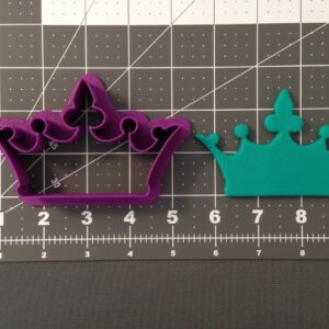 Crown Black Cookie Cookie Cutter for Baking Cookies, Fondant, Pastry, Sandwiches, Fruits, Crafts and Decorations Ideal for Kids, Royal Themed Parties, Birthdays, Weddings and Holiday