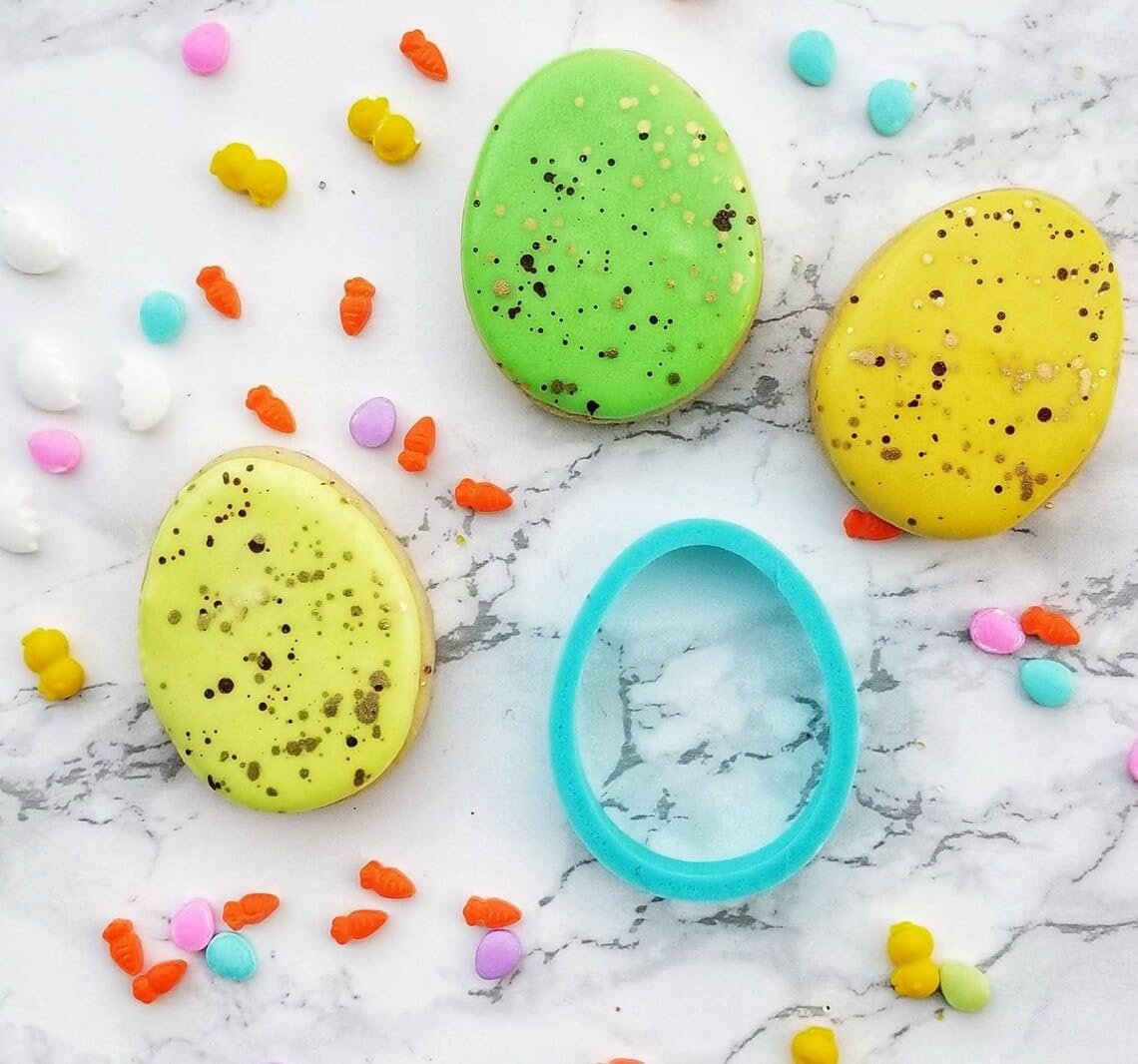 Egg Cookie Cookie Cutter for Easter, Spring, Kids Parties, Breakfast-Themed Events, Suitable Size, Made in India