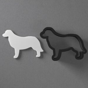 Golden Retriever Dog Breed Shape Polymer Clay Cutter with Sharp Tapered Edge for Precise Cutting, Jewelry and Earring Tool for Mini Studs and Pendant Sets, Cookie Cutter for Pet Lovers