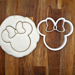 Black Girl Mouse Head Face Cookie Cutter India cookie Mouse Silhouette Baking Tool for Cookies Fondant and Clay Christmas Gift Cake Decorating Jewelry Craft Cutter