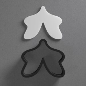 Flower Petal Dangle Shaped Polymer Clay Cutter with Sharp Tapered Edge for Clean Cutting, Jewelry and Earring Tool for Mini Studs and Pendant Sets, Multipurpose Cookie Cutter