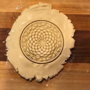 Black Mandala V01 Geometric Cookie Cutter Cookie Spiritual Pattern Cookie Mold for Meditation Theme Baking Yoga Party Treats Cultural Crafts Cake Decorating and Mindful Gift Packaging