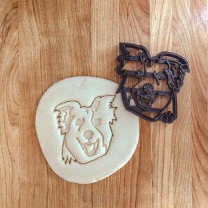 Border Collie Dog Detailed Cookie Cutter Cookie for Fondant, Clay Crafting, Baking, Pet Lover Parties, Dog Shows, Animal-Themed Celebrations, and Creative Cake Decorating in India
