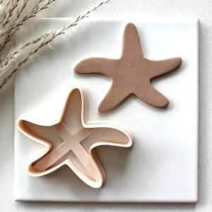 Organic Starfish Cookie Cutter Large Clay Cutter for Polymer Clay and Fondant Crafting Detailed Star Fish Shape Cutter for Handmade Cookies Jewelry and Unique Ocean-Themed Clay