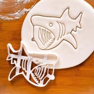 Basking Shark Cookie Cookie Cutter Nautical Birthday Party Scuba Diving Ocean Marine Life Biscuit Cutter Sea Creature Baking Tool for Ocean Lovers and Party Decorations (ONLY BASKING)