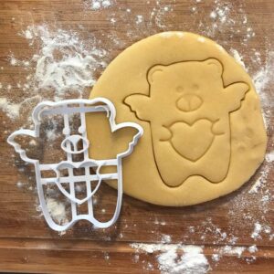 Black Bear with Heart Cookie Cutter cookie Angel Bear Biscuit Cutter for Baking Cookies Fondant Clay Craft Tool Animal Lover Gift DIY Wedding Favor Gift for Mom India