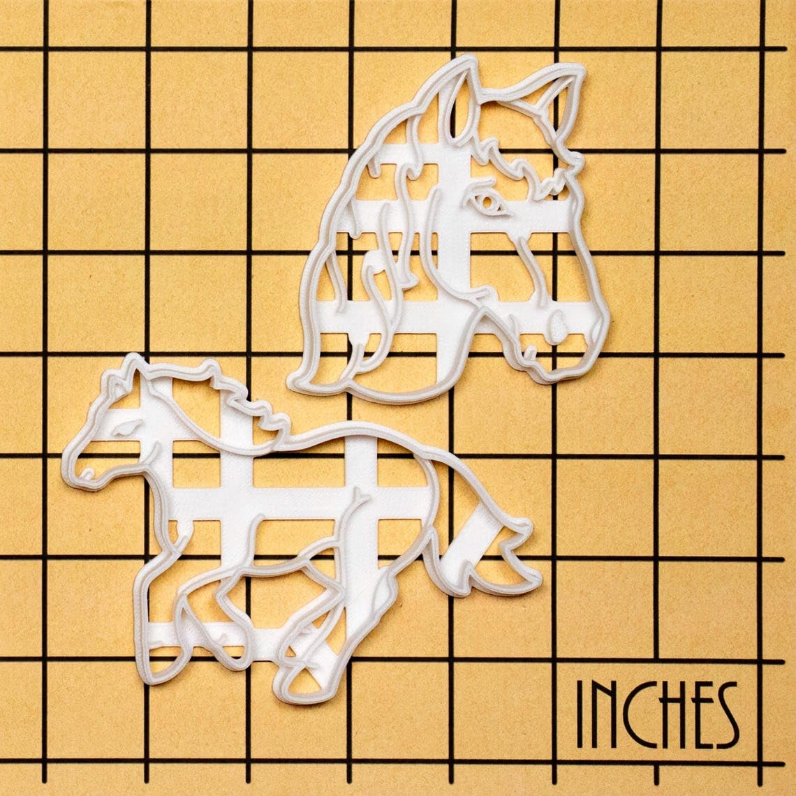 Horse Running Cookie Cutter India Equestrian Baking Supplies Jockey Riding Race Course Wild Stallion Biscuit Cutter Equine Farm Veterinarian Vet Animal Shape Kitchen Tool (ONLY HORSE RUNNING) - Image 6