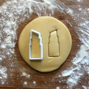 Black Rouge Cookie Cutter cookie India Makeup Shape Cutter for Baking Icing Fondant Polymer Clay Jewelry Earring Making Tool Mini Cookie Cutter Makeup Lover Gift